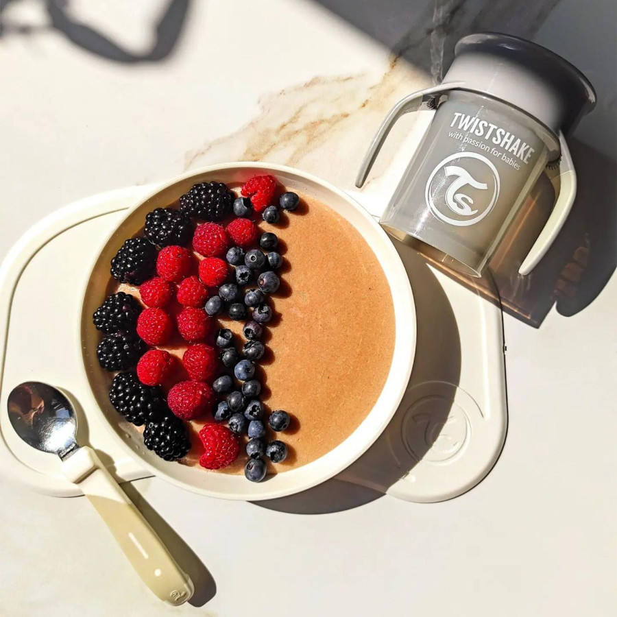 Мини подложка + чиния Twistshake White