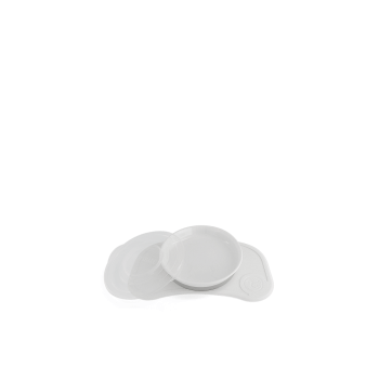 Мини подложка + чиния Twistshake White
