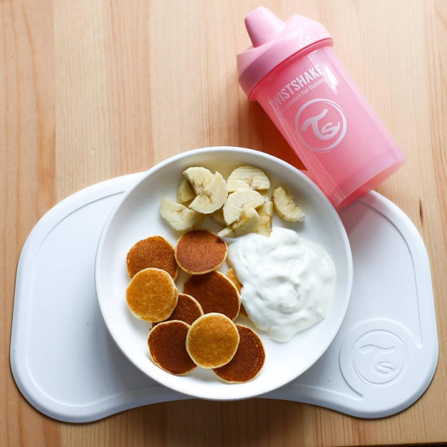 Мини подложка + чиния Twistshake White