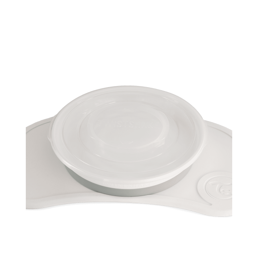 Мини подложка + чиния Twistshake White