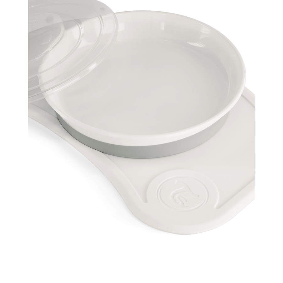 Мини подложка + чиния Twistshake White