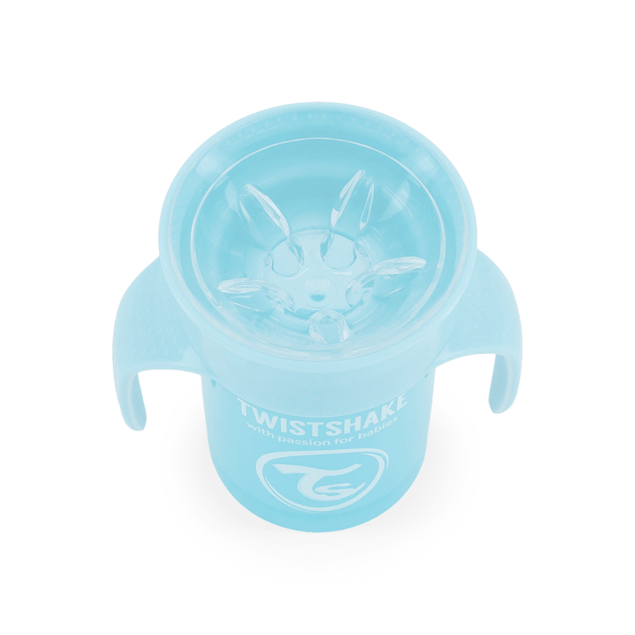 360° чаша Twistshake 6+ м Pastel Blue