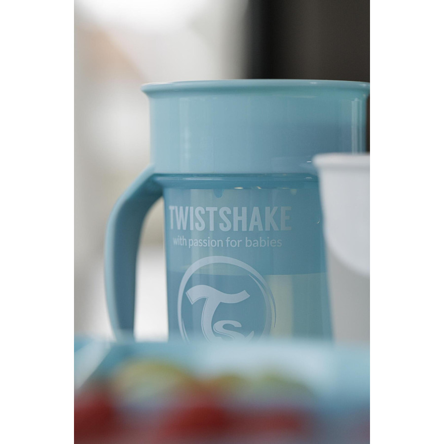 360° чаша Twistshake 6+ м Pastel Blue
