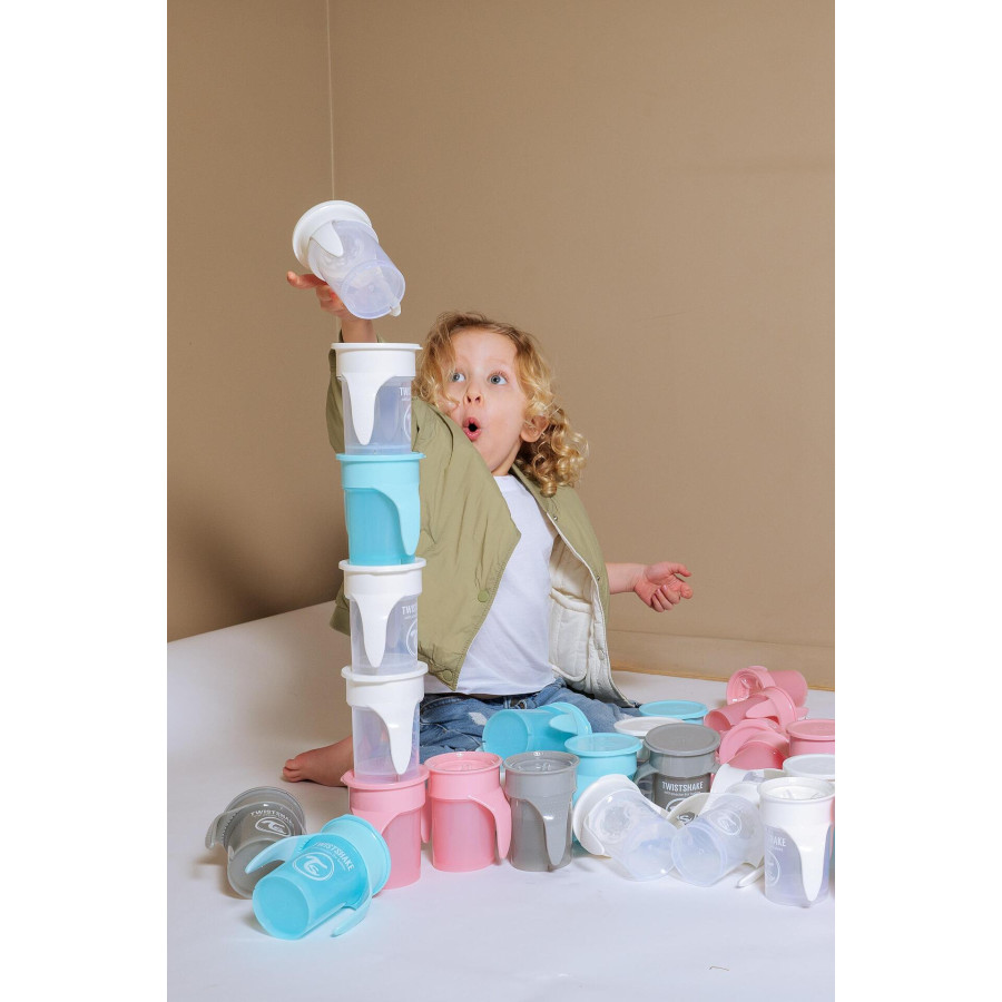 360° чаша Twistshake 6+ м Pastel Blue