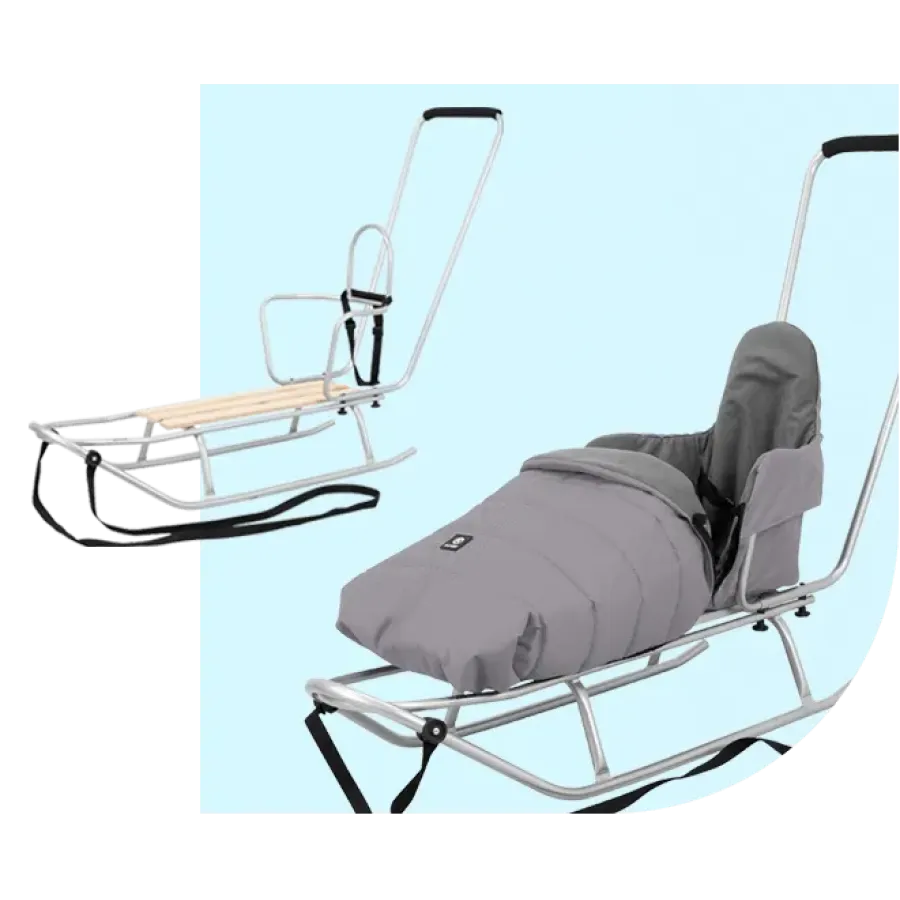 Бебешка шейна с родителски контрол и термо чувал