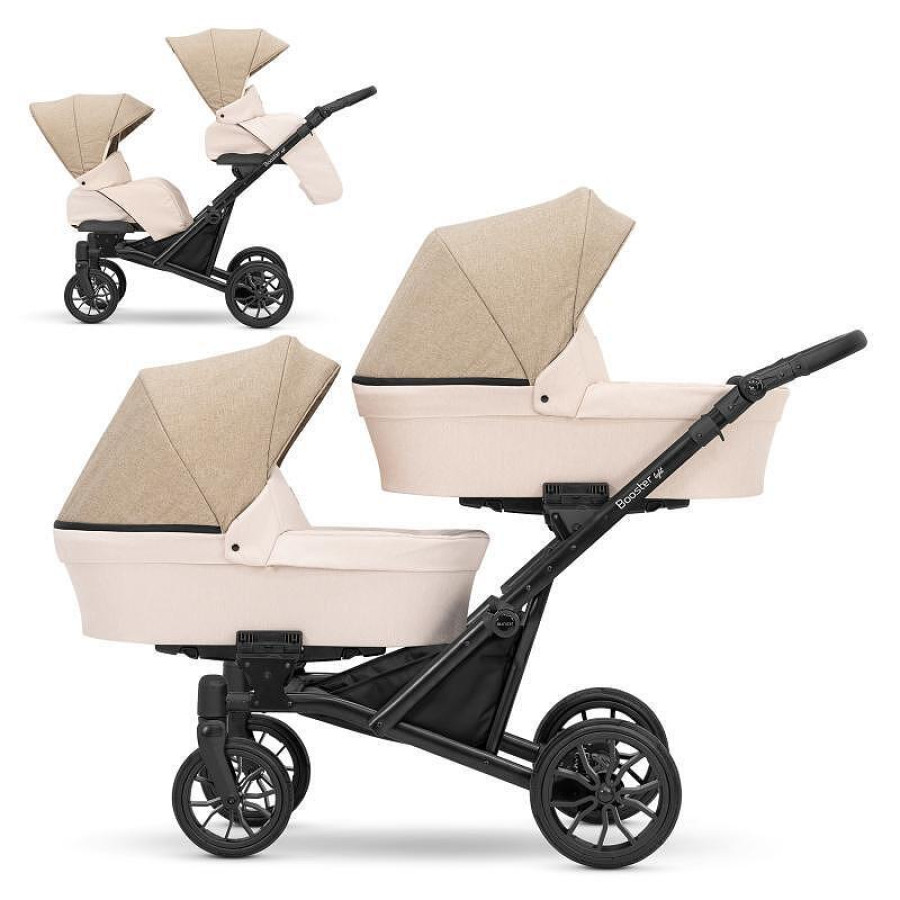 Детска количка за близнаци Bоoster Light 2 в 1 - 4 цвята