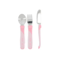 Детски прибори Twistshake Неръждаема стомана 12+ м Pastel Pink Детски прибори Twistshake Неръждаема стомана 12+ м Pastel Pink