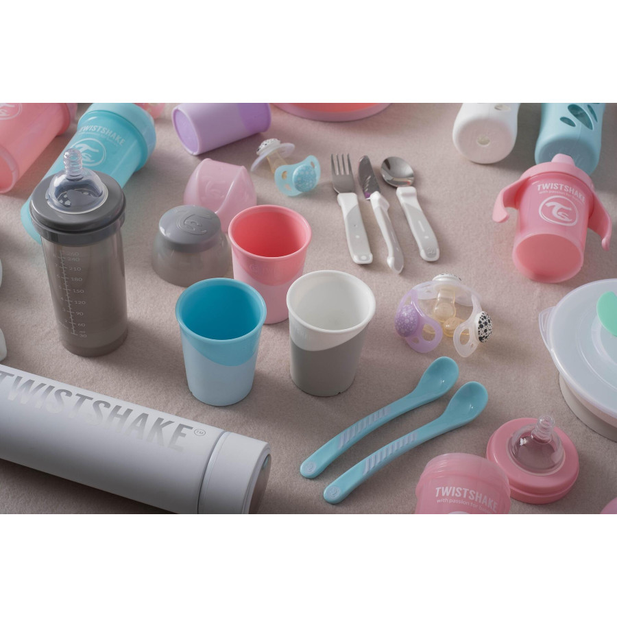 Комплект лъжички Twistshake 2 броя 6+ м Pastel Blue