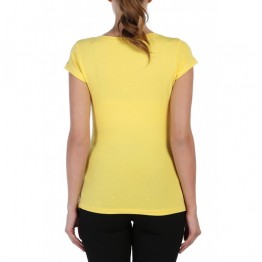 Блуза за бременни Бебе наднича в жълто
