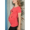 Блуза за бременни в свеж цвят