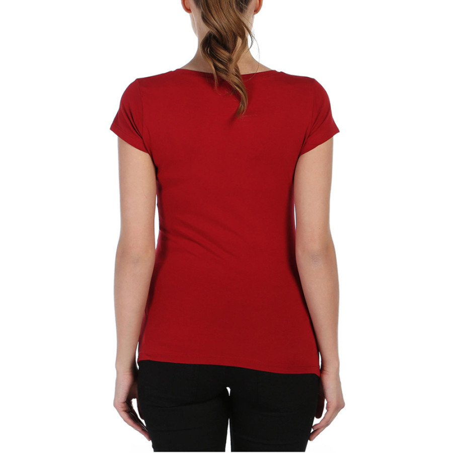 Блуза за бременни Бебе наднича вишна