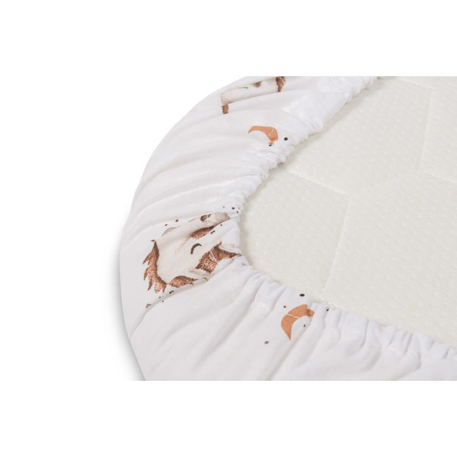 Чаршаф за бебешка количка Cotton Rose Beige 35х75 см