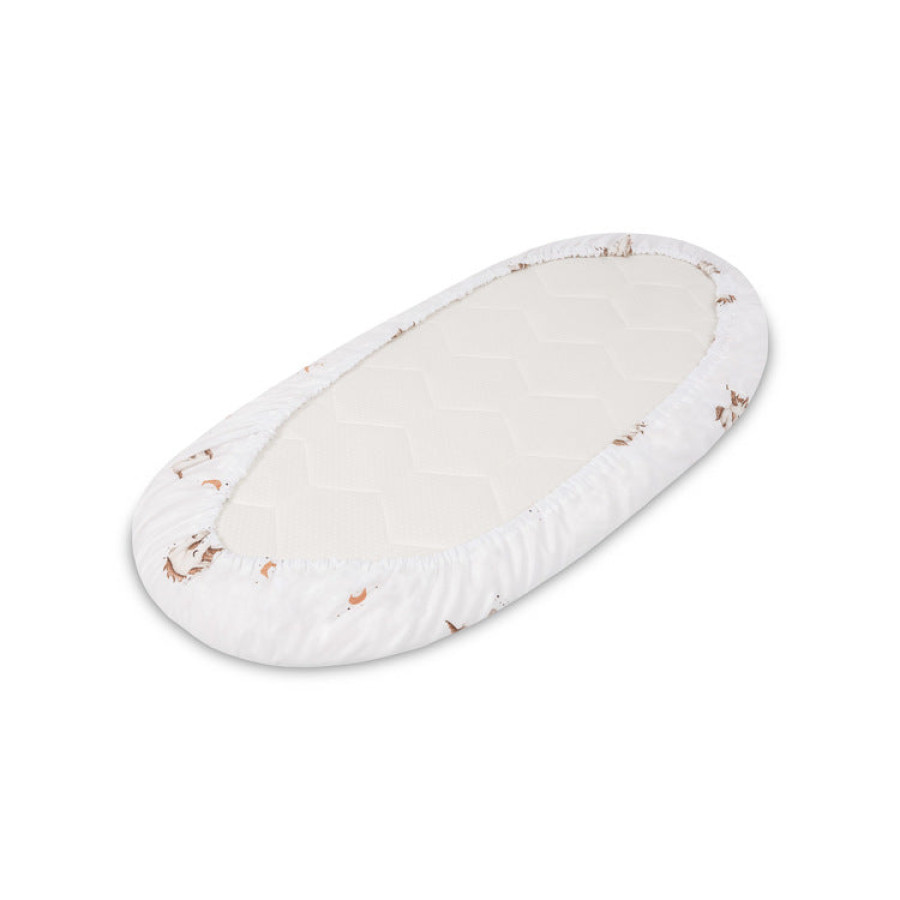 Чаршаф за бебешка количка Cotton Rose Beige 35х75 см