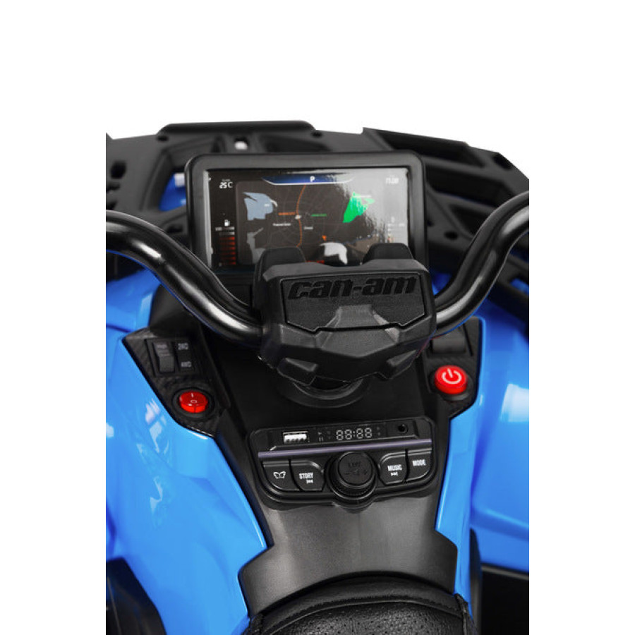 Детска електрическа кола Outlander син