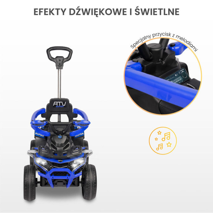 Играчка за яздене ATV Movix синя
