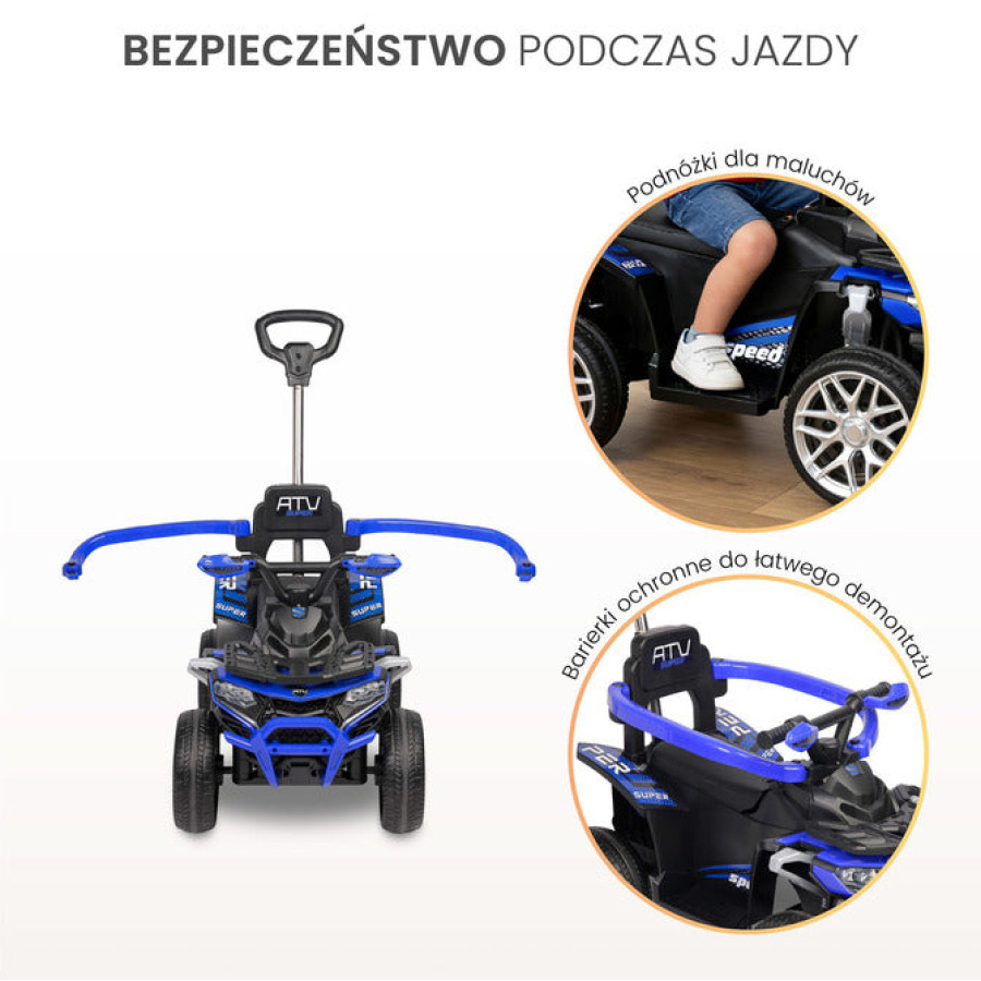 Играчка за яздене ATV Movix синя