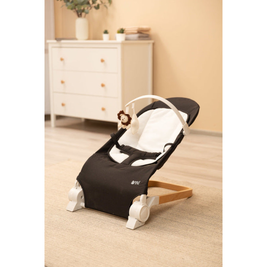 Шезлонг Bouncer Pine Black Caretero