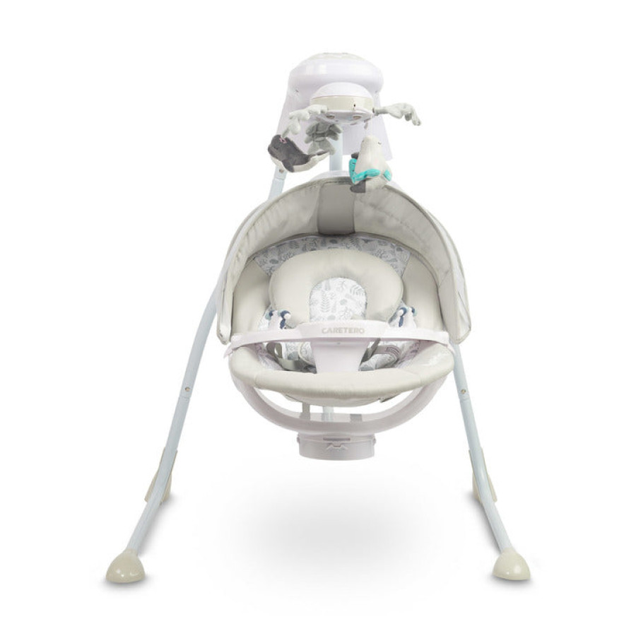 Електрическа люлка Raffi Light Grey Caretero