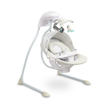 Електрическа люлка Raffi Light Grey Caretero