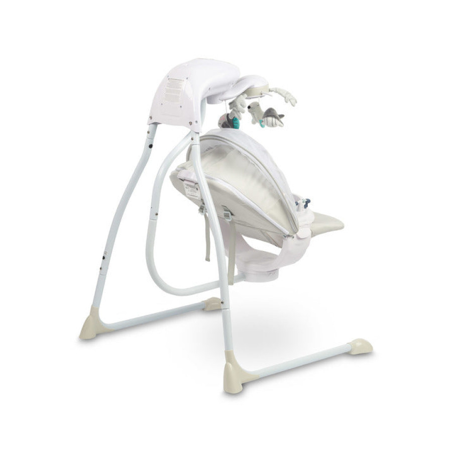 Електрическа люлка Raffi Light Grey Caretero