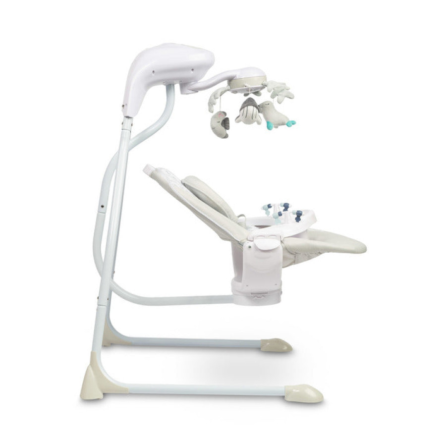 Електрическа люлка Raffi Light Grey Caretero