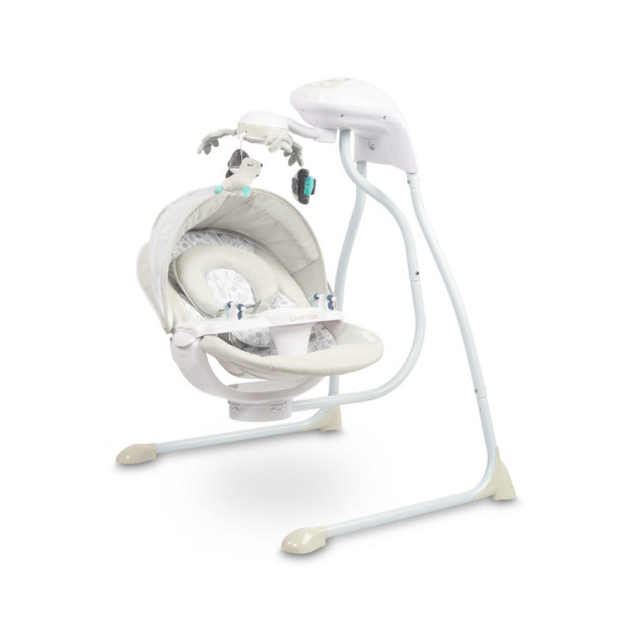 Електрическа люлка Raffi Light Grey Caretero