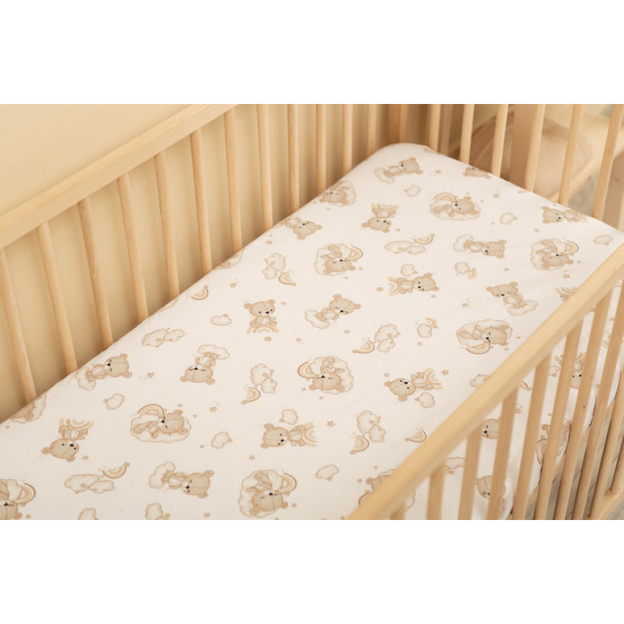 Принтиран чаршаф Rainbow Teddy 60 X 120 см