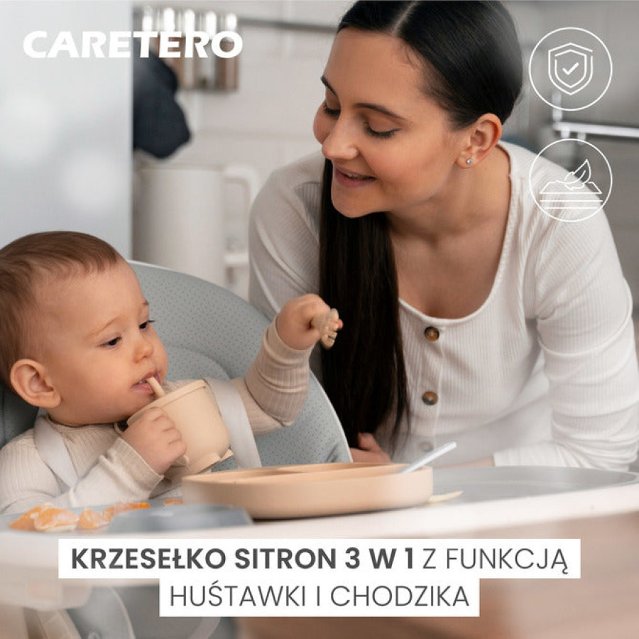 Столче за хранене Sitron сиво