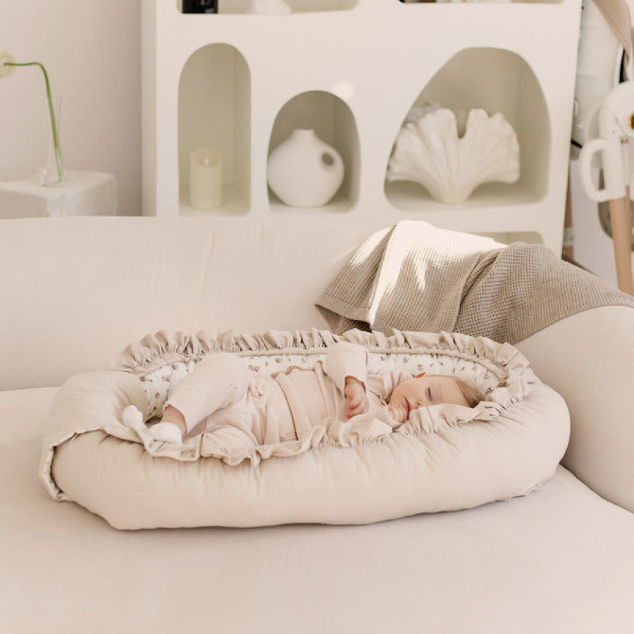 Бебешко гнездо Cotton Forest Beige 80х45 см