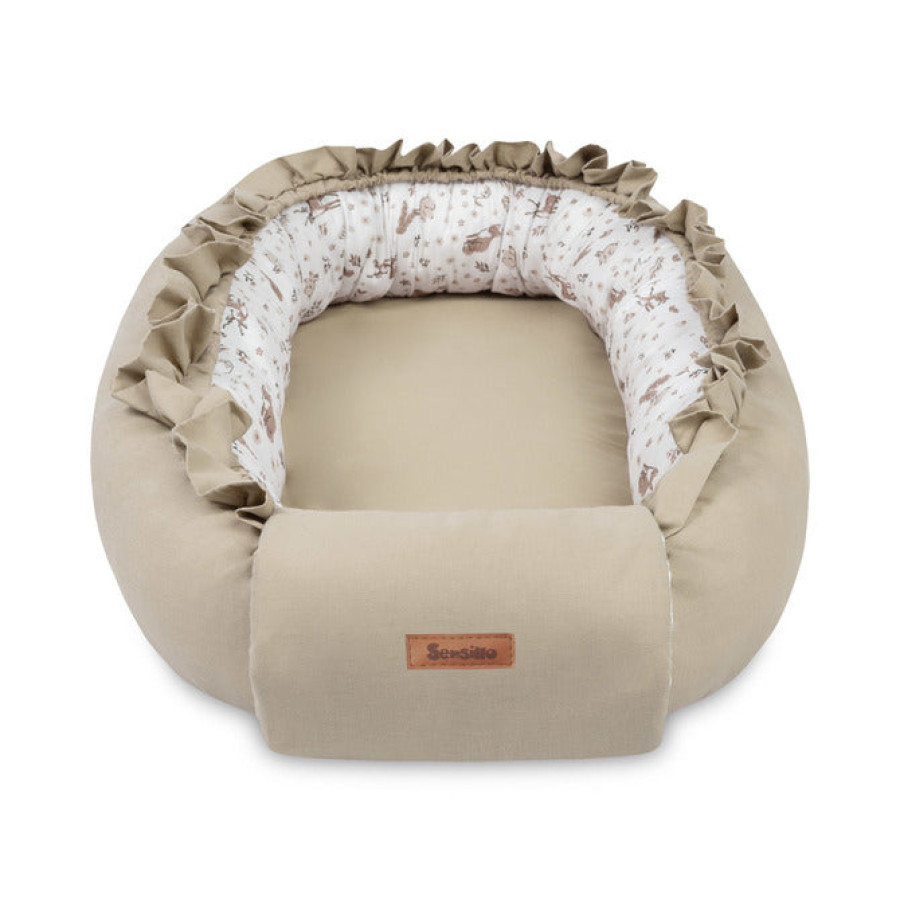 Бебешко гнездо Cotton Forest Beige 80х45 см