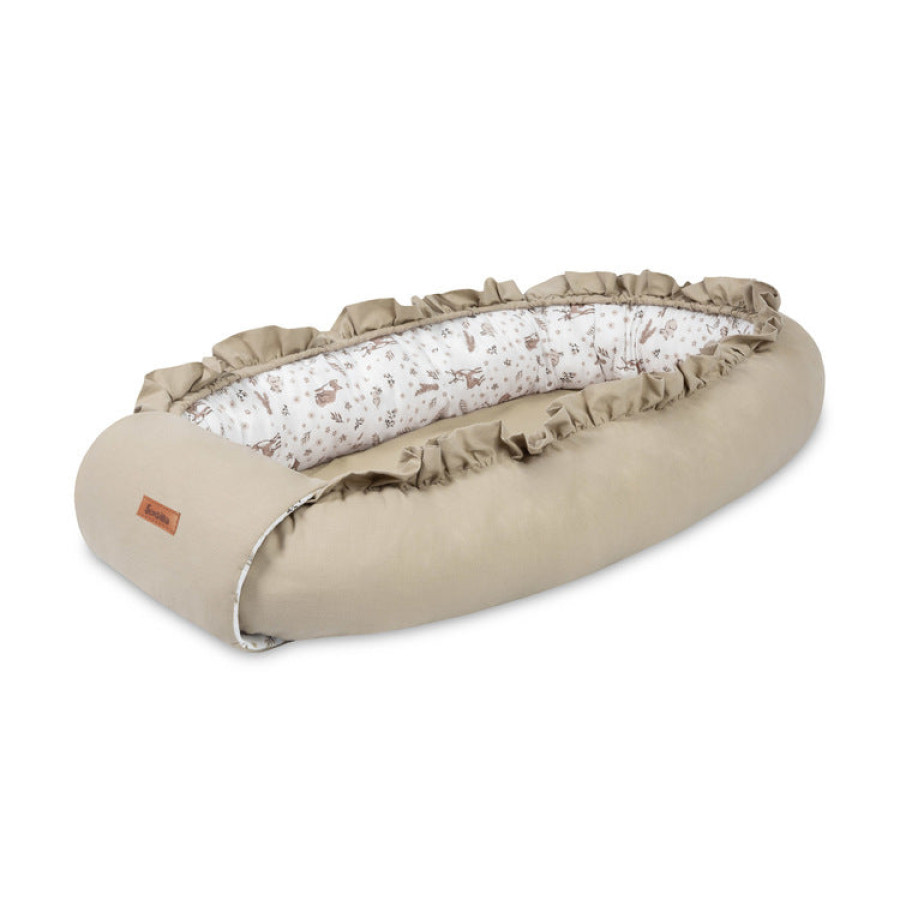 Бебешко гнездо Cotton Forest Beige 80х45 см