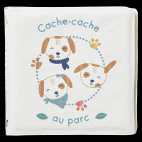 Мека книжка за баня с кученца