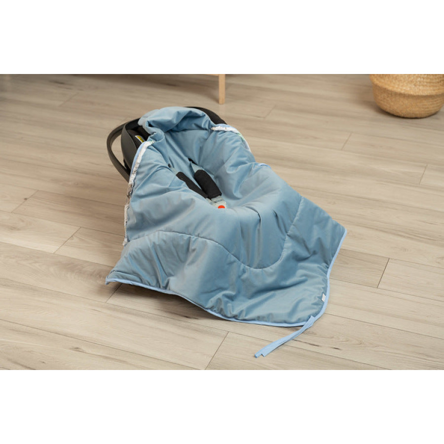Пелена XL за столче за кола 0-13 кг Stroll Blue 115х115 см