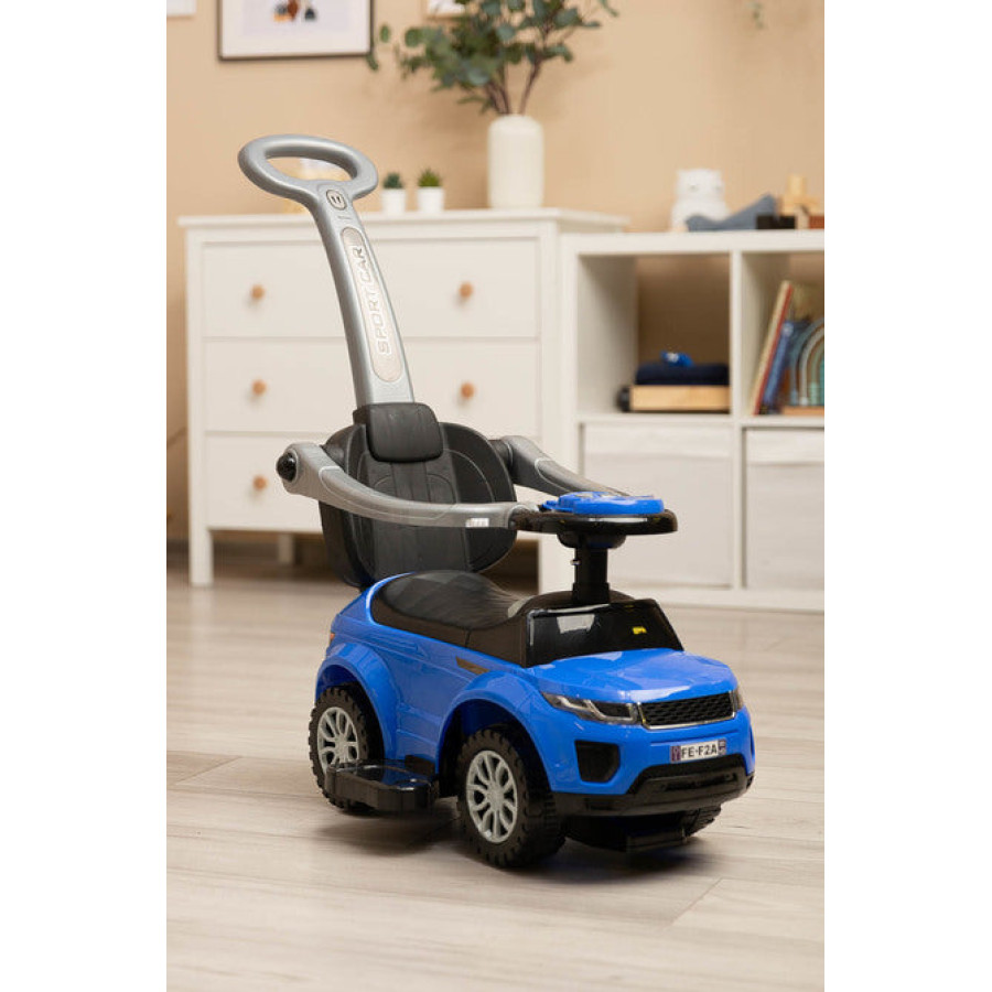 Спортна кола Синя