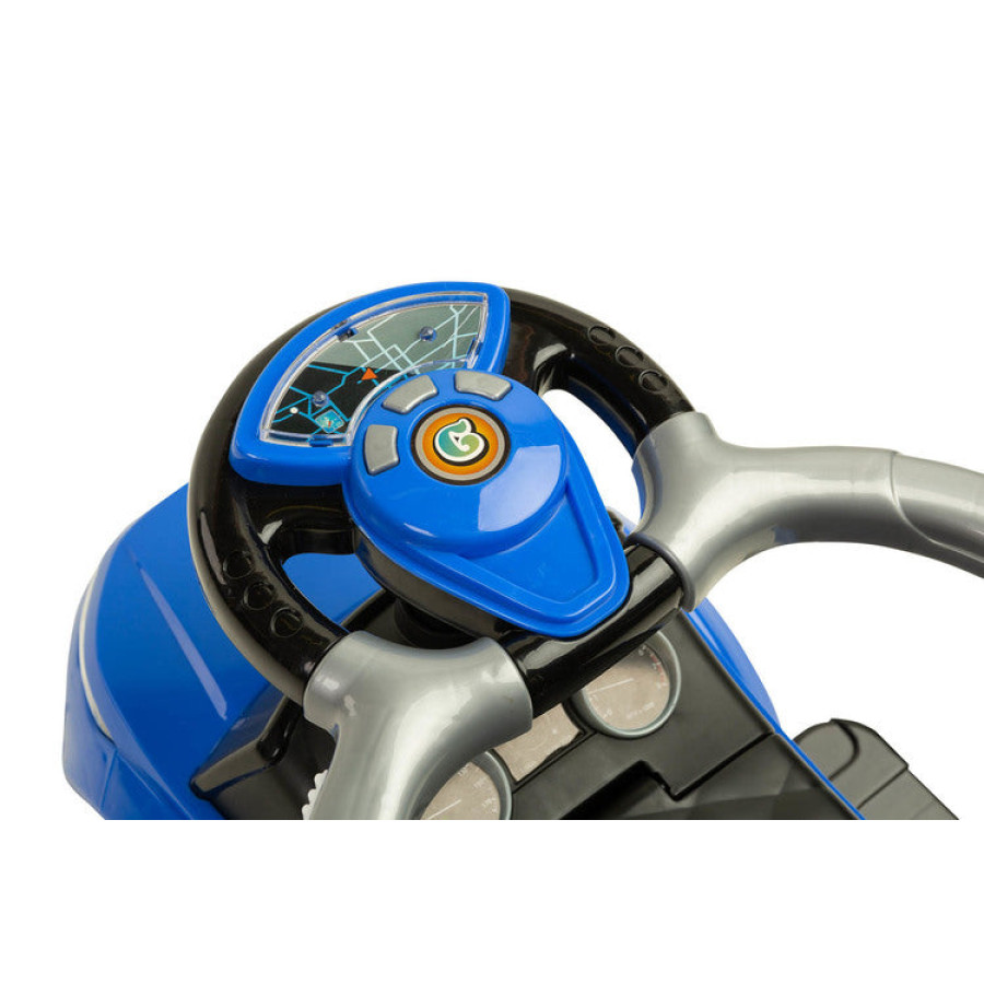 Спортна кола Синя