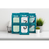 Муселинова фотоподложка Giraffe Mint 120x120см