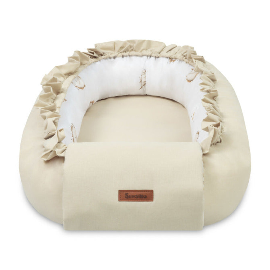 Бебешко гнездо Cotton Unicorn Beige 80x45 см
