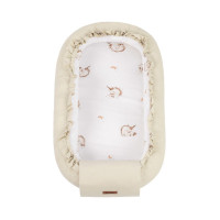 Бебешко гнездо Cotton Unicorn Beige 80x45 см