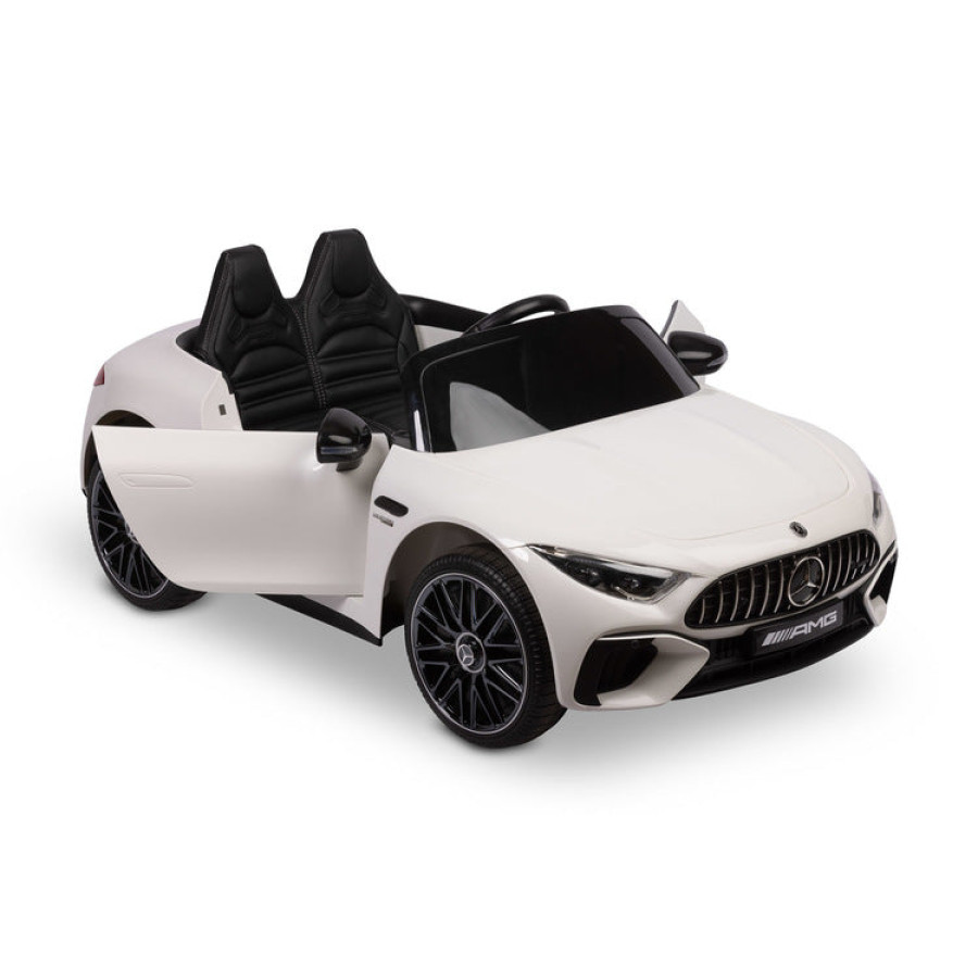 Детска електрическа кола Mercedes Sl63 бяло
