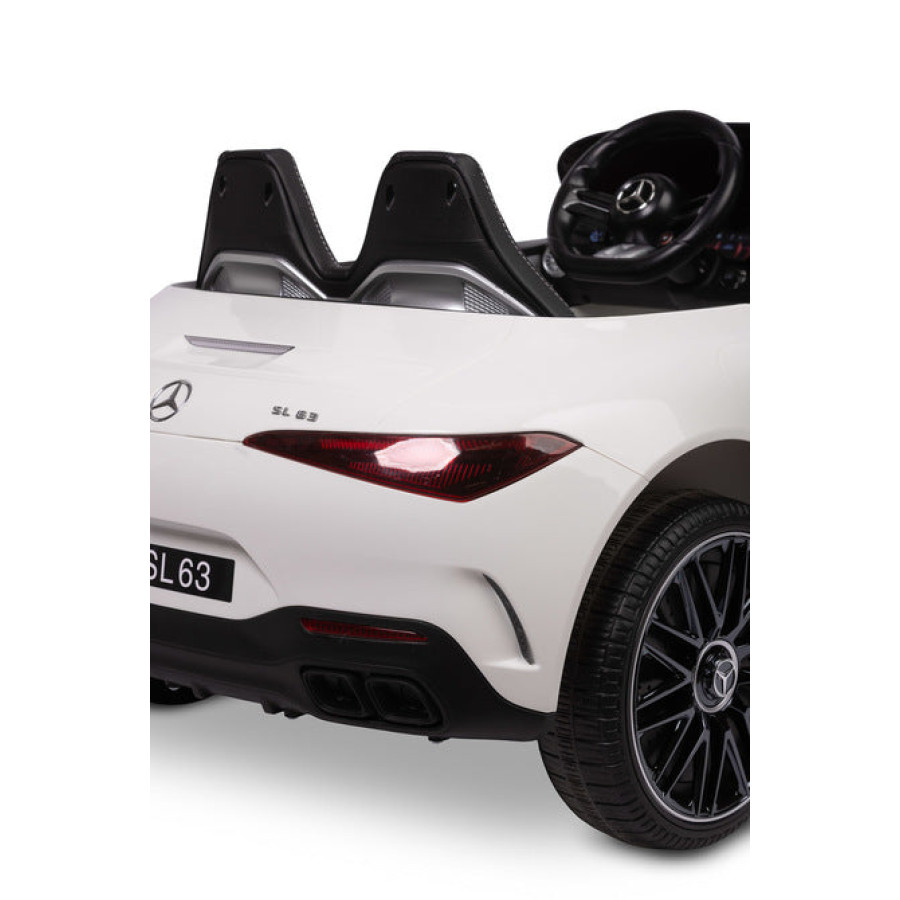 Детска електрическа кола Mercedes Sl63 бяло