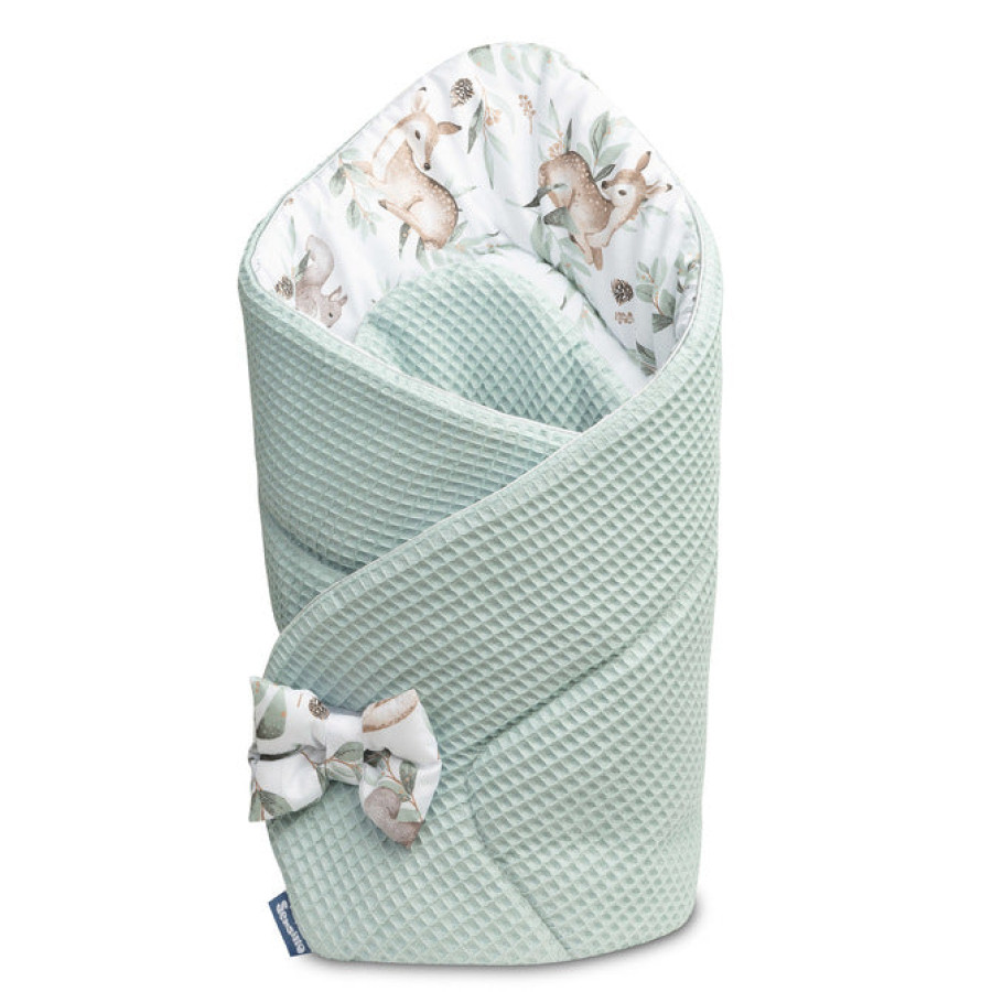 Пелена Waffle Deers Mint 75х75 см