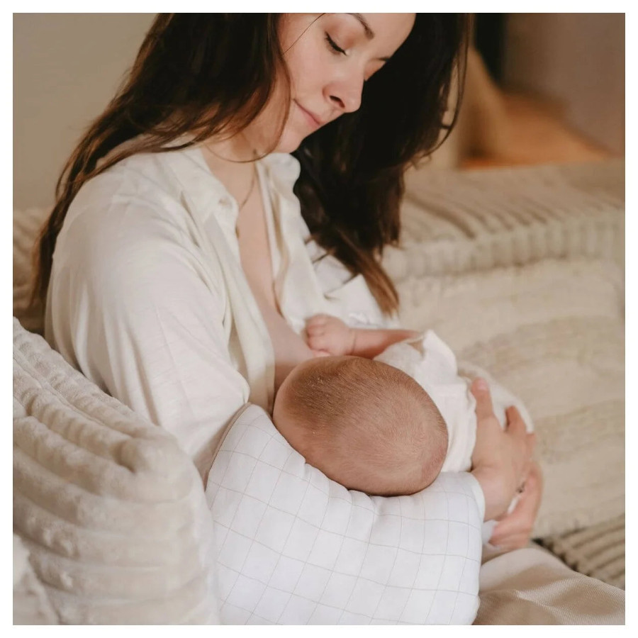 Възглавница за кърмене бяла Candide