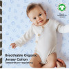 Чаршафи от органичен памук 2 броя 60х120 см син/бял Abc KeaBabies