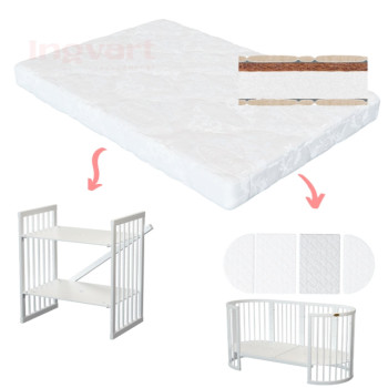 Допълнителен матрак за трансформиращо легло 9в1 Smart 60x72/60x120/60x168см Ingvart