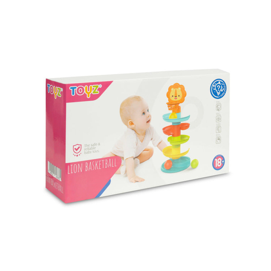 Играчка баскетболна топка с лъв Играчка баскетболна топка с лъв