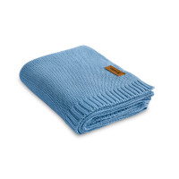 Одеяло от бамбук и памук Синьо 100x80 см