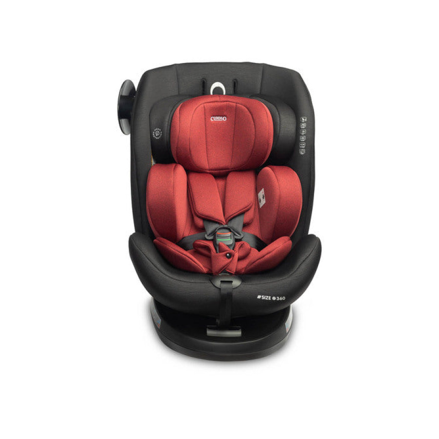 Столче За Кола Commo i-Size IsoFix 0-36Кг Burgundy