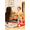 2в1 проходилка с музикална подложка синя Caretero Toyz