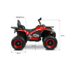Акумулаторно ATV Quad Gigant Blue