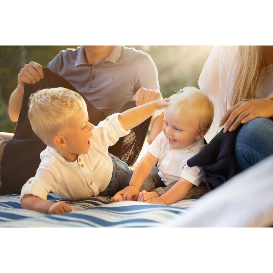 Бебешко одеяло 100% памук графит 100X80 см